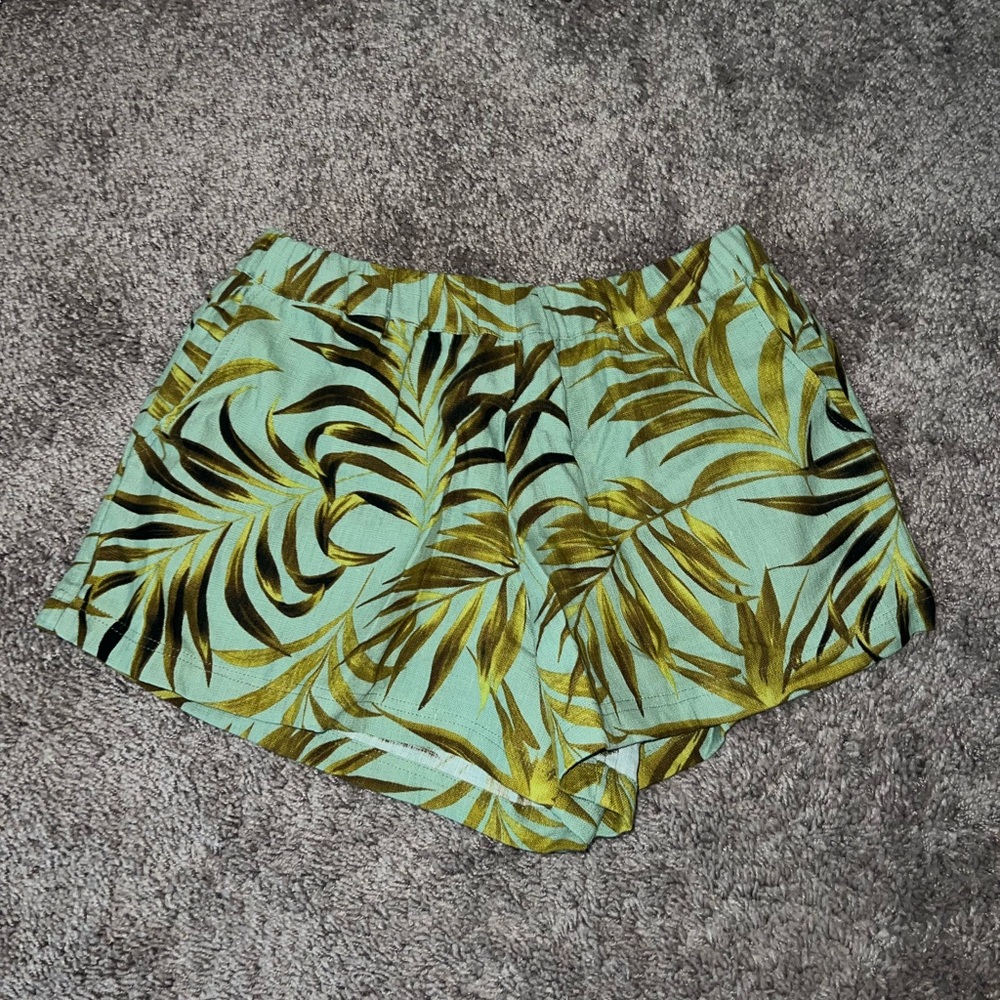 Mikoh floral linen shorts